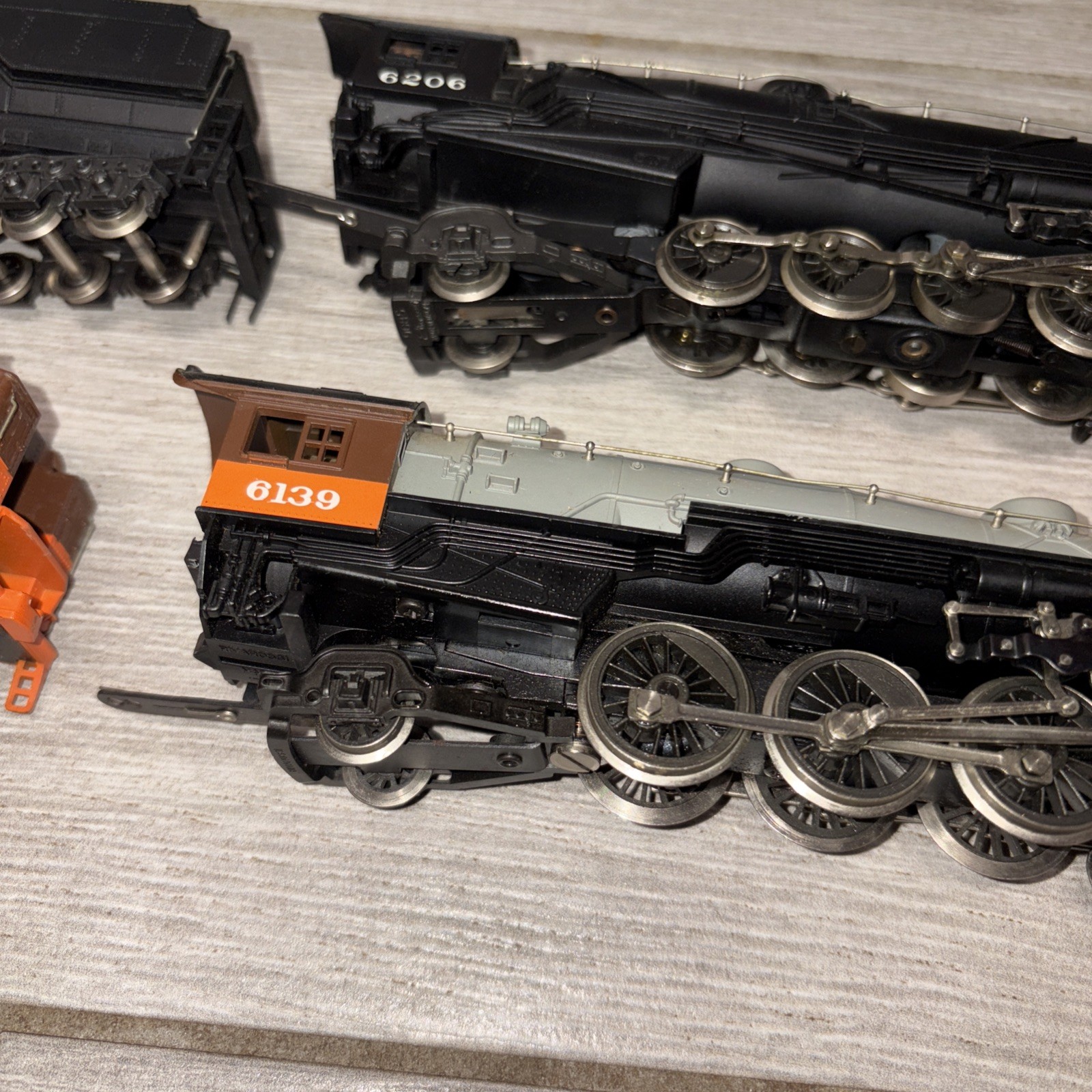 Lot Of 2 Rivarossi Vintage Ho Scale Steam Engines With Tender For Parts/Repair