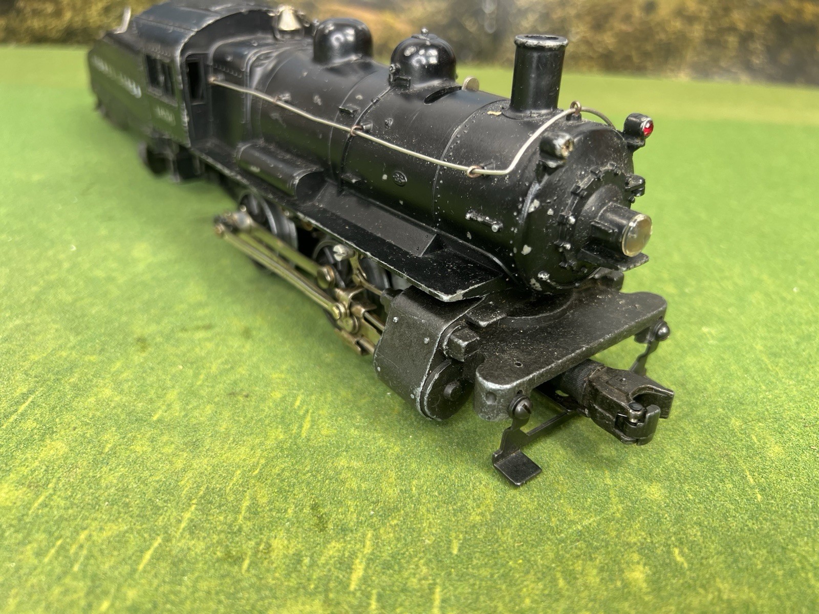LIONEL POSTWAR 1656 0-4-0 STEAM SWITCHER LOCOMOTIVE & 6403B TENDER W/BELL O GA.