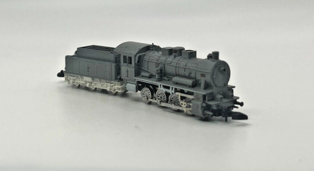 Z Scale Marklin 88981 Gray Steam Loco w/ Tender New Brushles Motor Org Box (B)