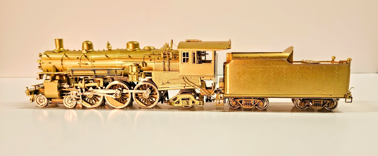 Chicago & North Western Class E 4-6-2, Nickel Plate Brass Steam Loco, HO Scale