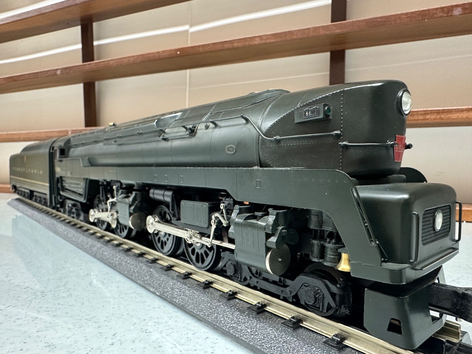 Right-Of-Way O Scale 3 Rail PRR T1 4-4-4-4 Steam Engine & Tender #5508 Used