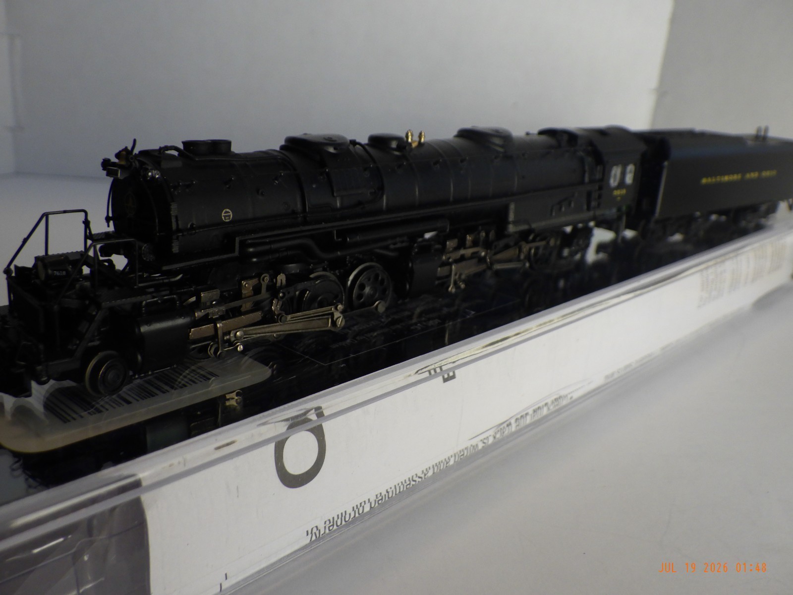 Bachmann 80856 N Train B&O EM-1 2-8-8-4 Sound Value Equipped Steam Locomotive