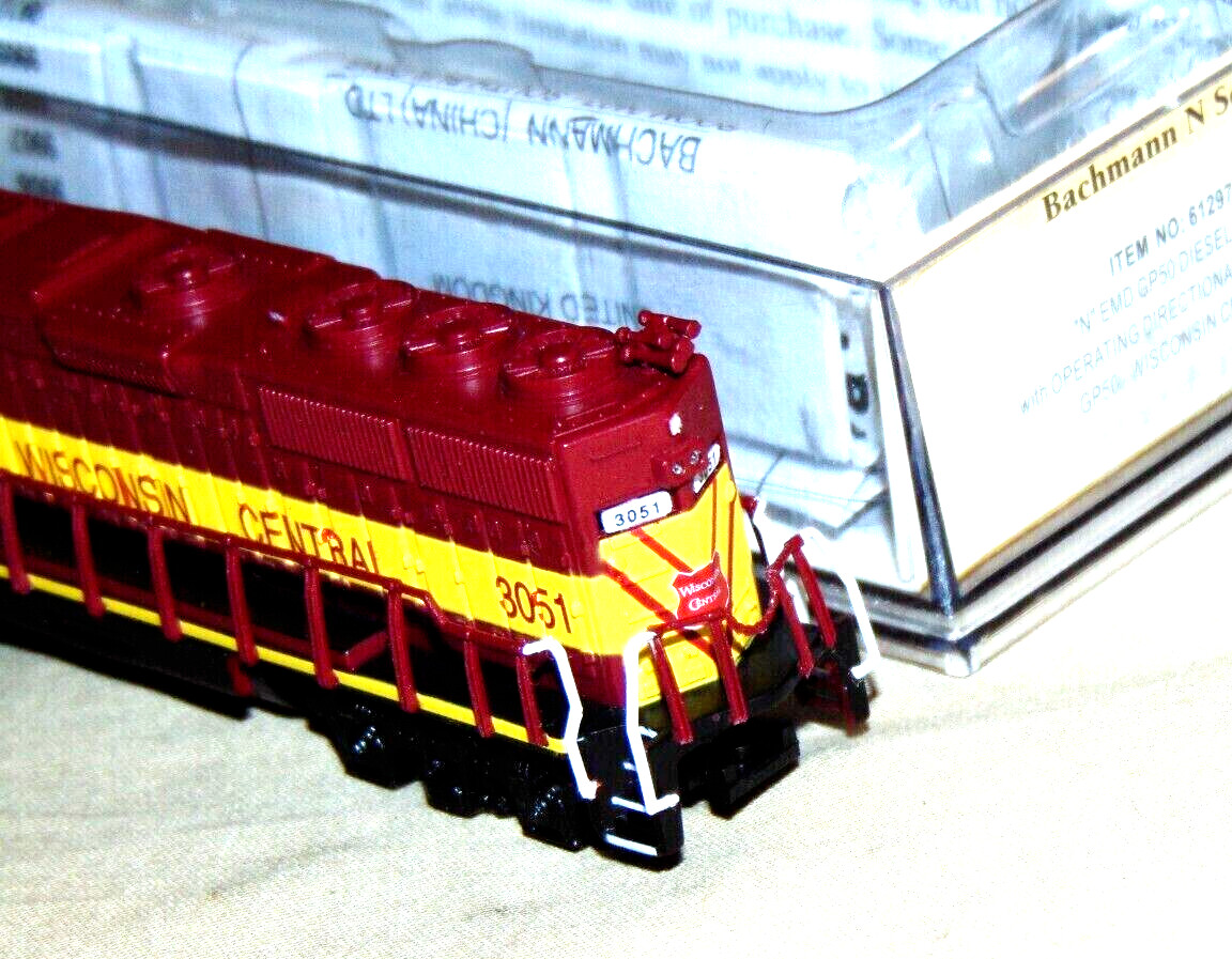 Wisconsin Central, N Scale BACHMANN N 61297 WISCONSIN CENTRAL GP50 DIESEL