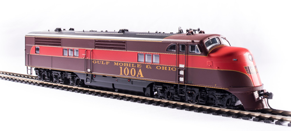 BROADWAY LTD. HO GM&O EA #100A LATE MAROON & RED DC/DCC/SOUND PN 6905