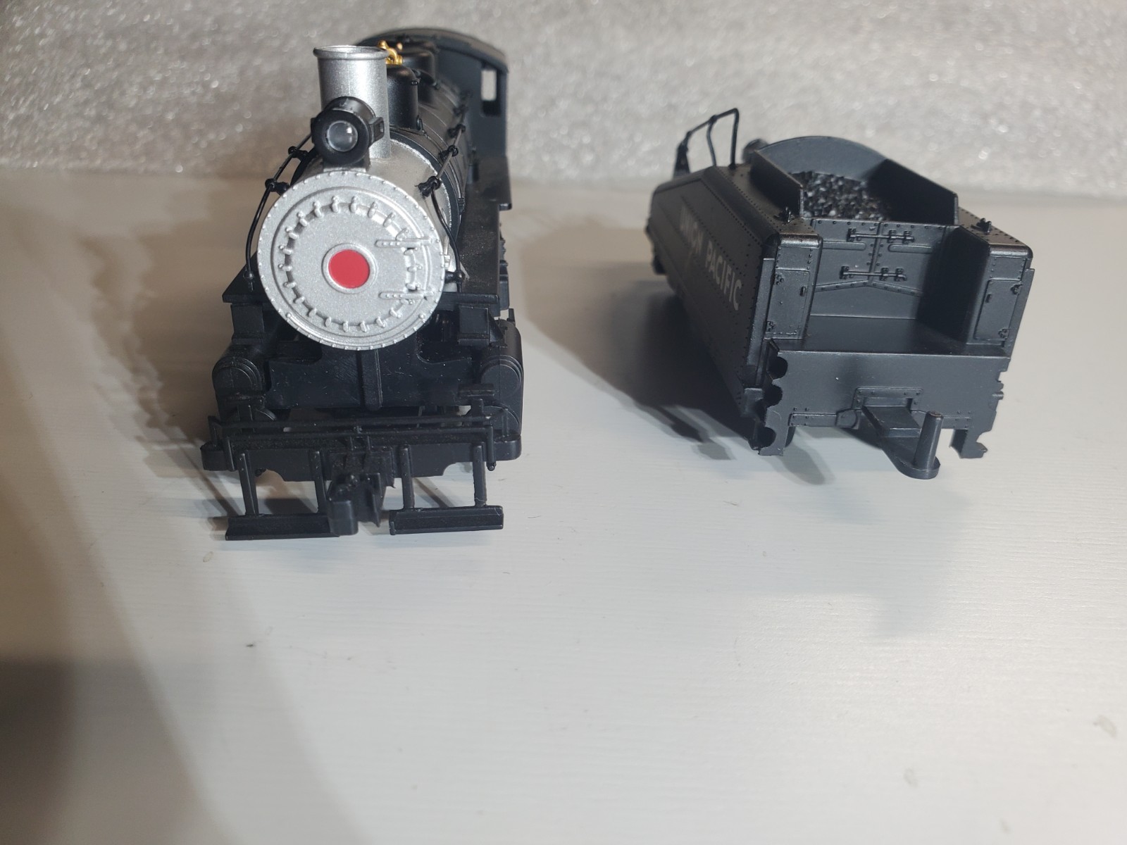 ho Bachmann UP #4432 0-6-0 Steam Loco -w/Light & Tender- Refurb-DC-Runs Good (3)