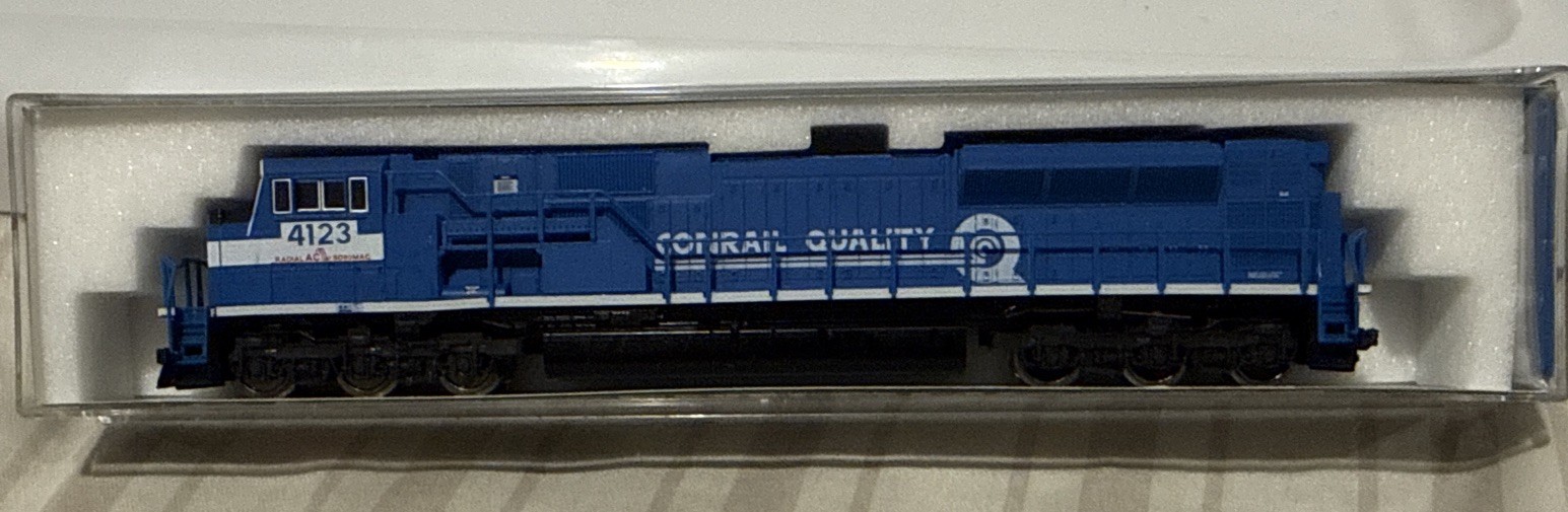 N SCALE KATO 176-5502 CR CONRAIL QUALITY EMD SD80MAC DIESEL #4123 Rapido NEW NIB