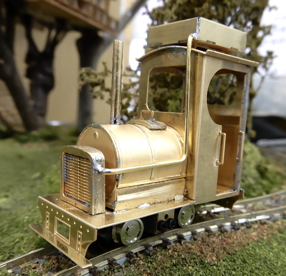 0n18 Scale PH Oil Barrel/Drum Bonnet Diesel Locomotive Kit On18/O9 Narrow Gauge