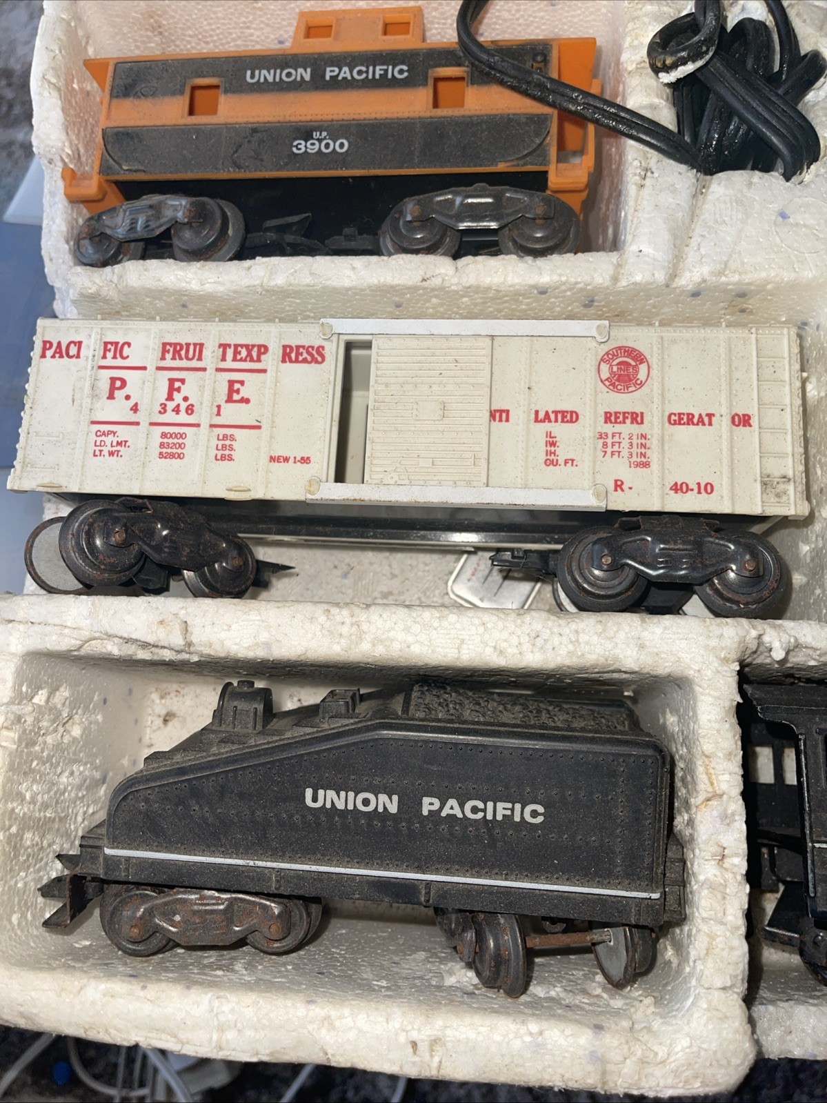 Vintage Marx 666 Steam Engine Electric Train 52875 Set Complete W/ Track