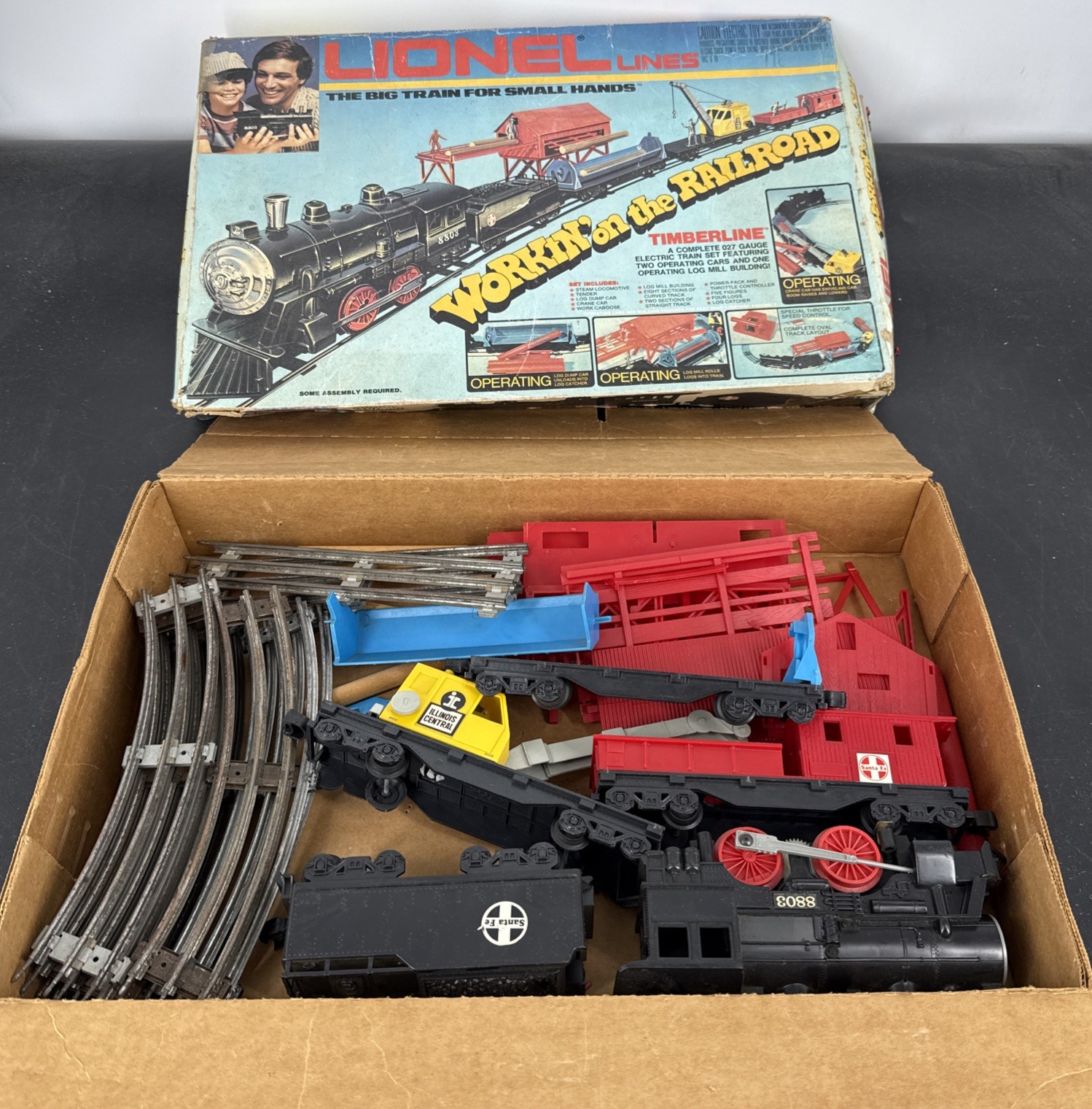 Lionel 6-1860 Workin’ on the Railroad Timberline Set Missing Controller And Logs