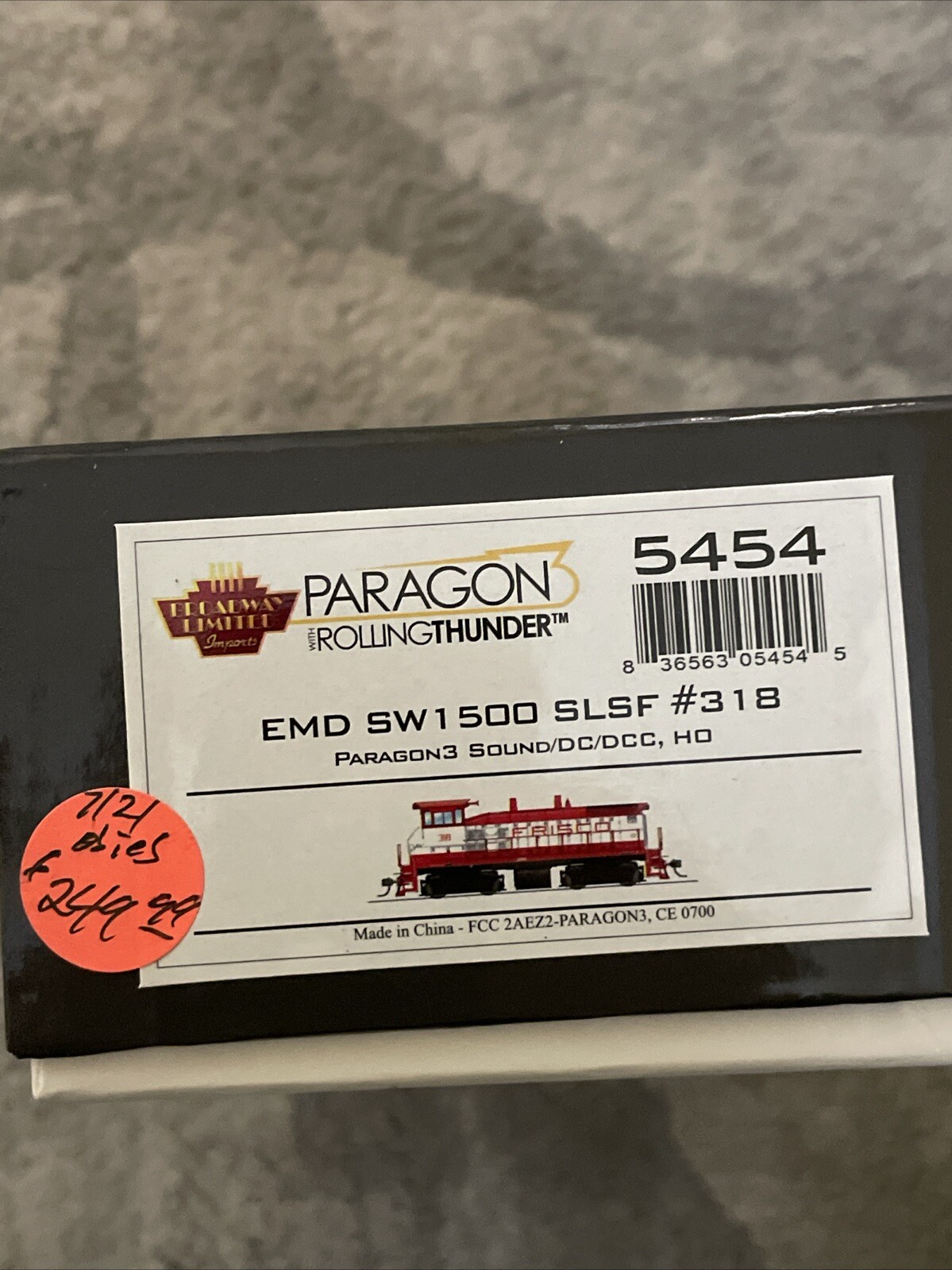 New! HO BWL Paragon3 EMD SW1500 SLSF 318 DC,DCC, Sound $ 249.99