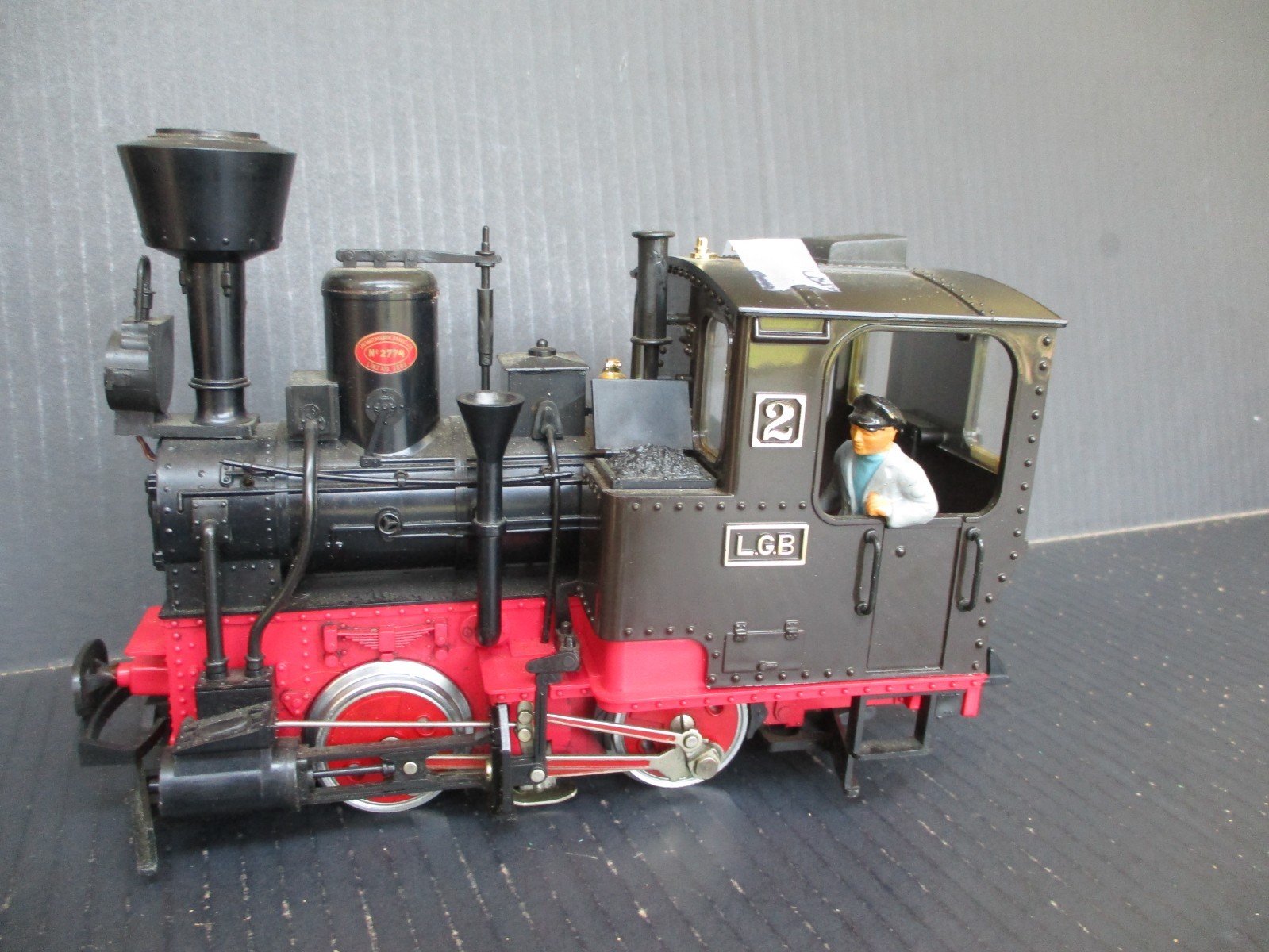LGB #2774 2020 0-4-0 Tank Steam Engine G Gauge Lehmann Western Germany Brown Cab