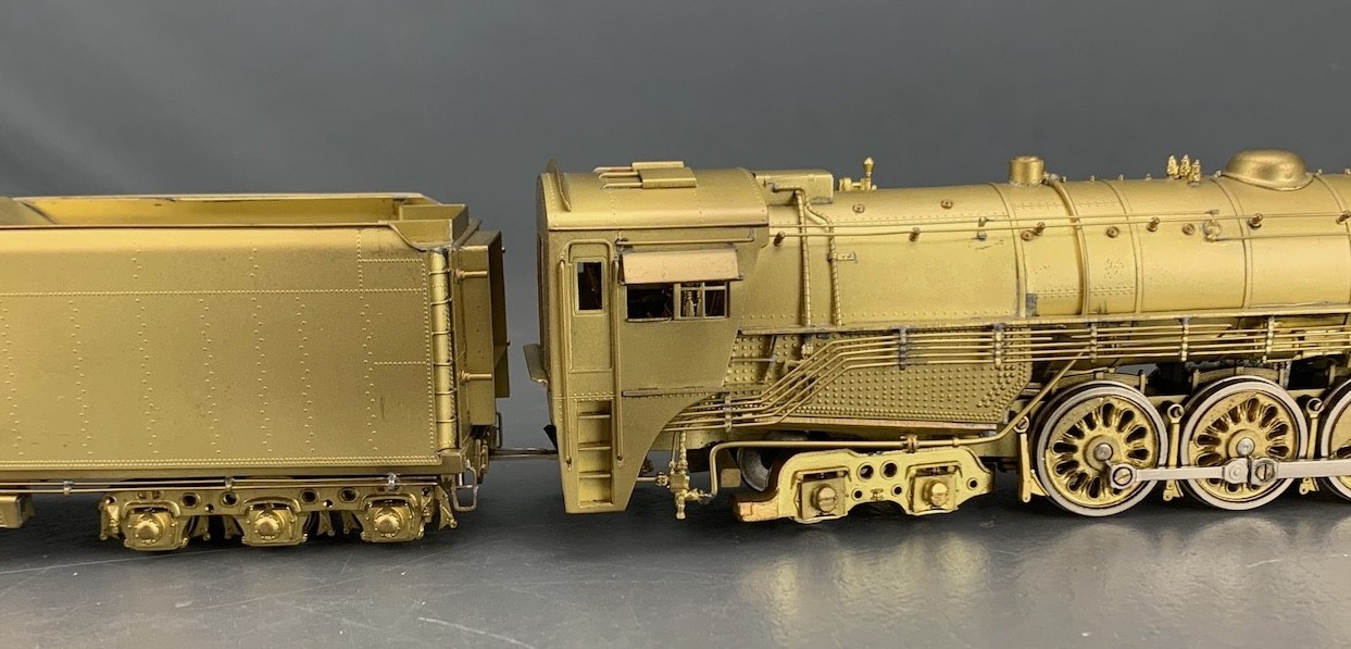 HO Key Brass D&RGW M-68 4-8-4 Northern Steam Locomotive HO7578