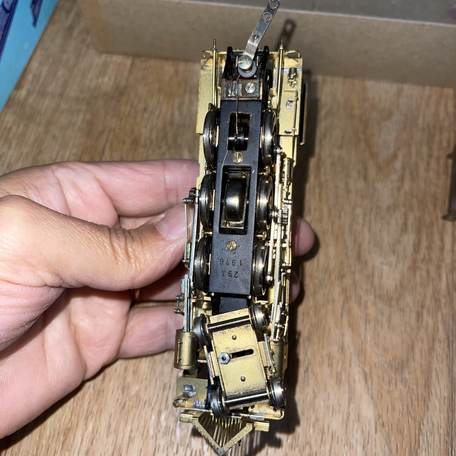 HO Brass Hallmark Models SLSF 293 1976 brass locomotive tender