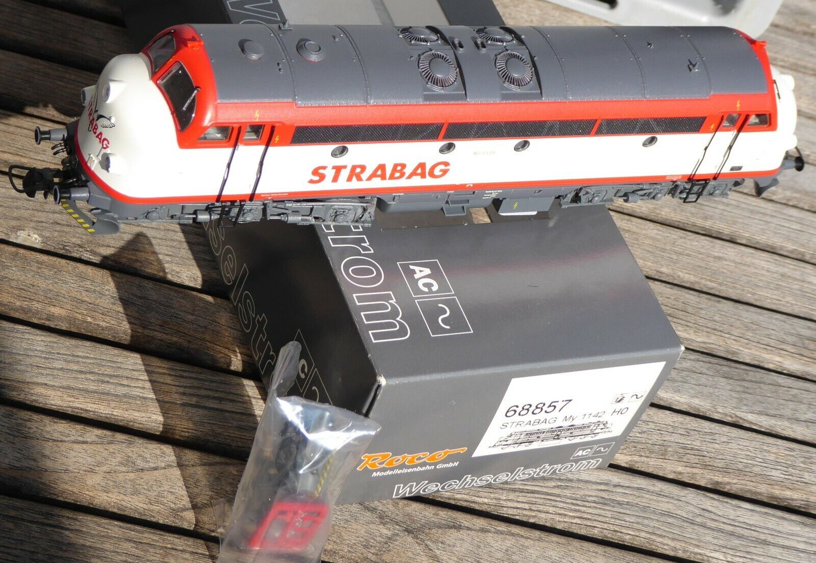 Roco 68857 H0 3-Leiter AC Digital+Analogue Diesel My ( Nohab ) Strabag Epoch 5/6