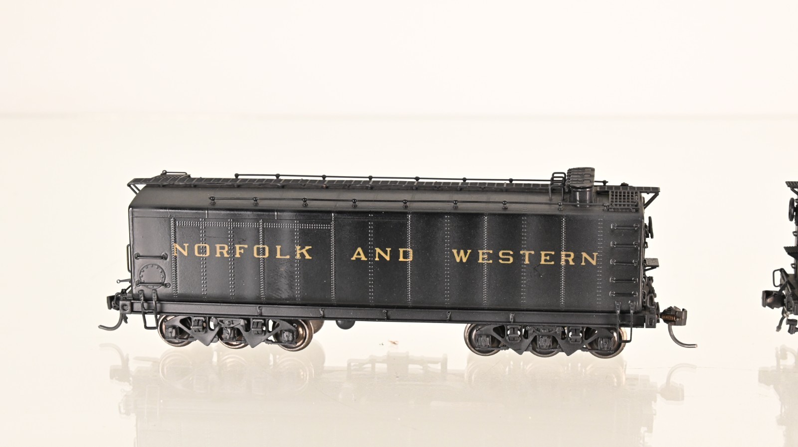 Lot of 2 PSC & NWSL Brass Auxiliary Tender Norfolk & Western HO scale
