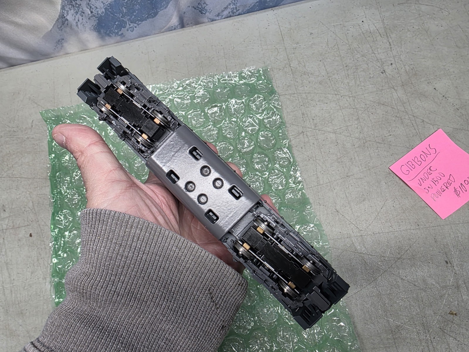 🔥 HO Scale Athearn 4776 Southern Pacific GP60 #9715 Motor Brass Flywheel NO BOX