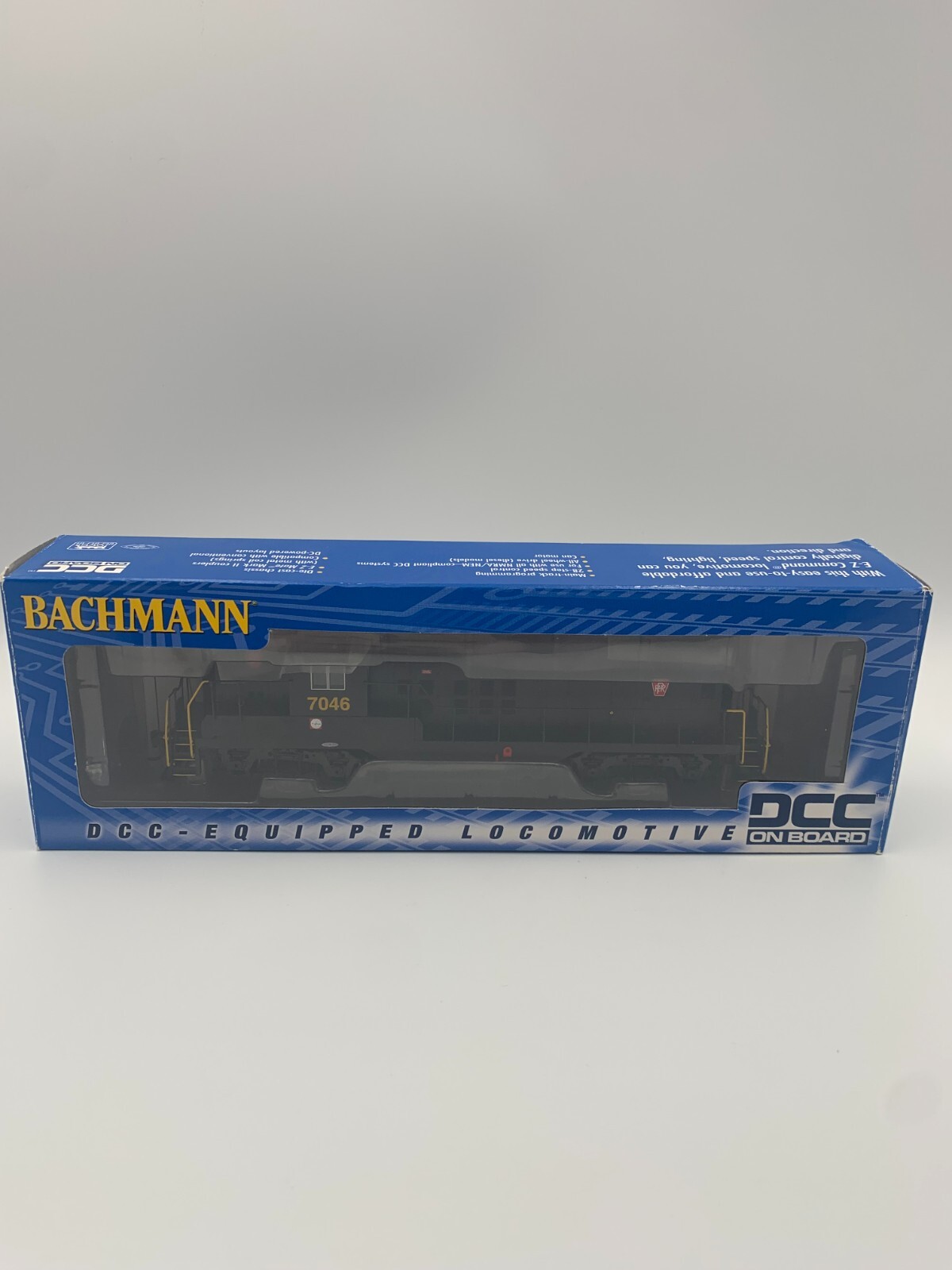 HO Bachmann GP9 DCC Onboard Pennsylvania 7046 Custom Finished. Item 62802. IOB.