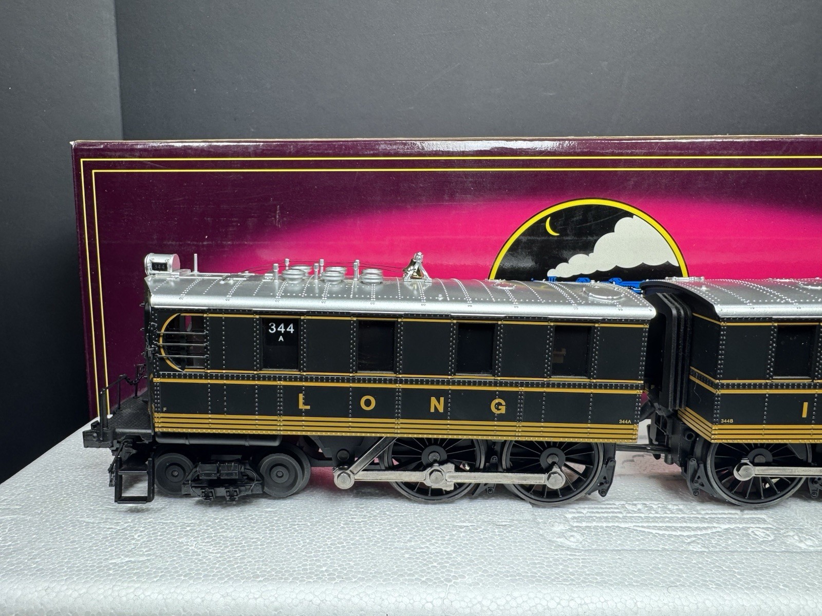 MTH 20-5534-1E Long Island DD-1 electric engine #344A #344B PS2 BCR EX