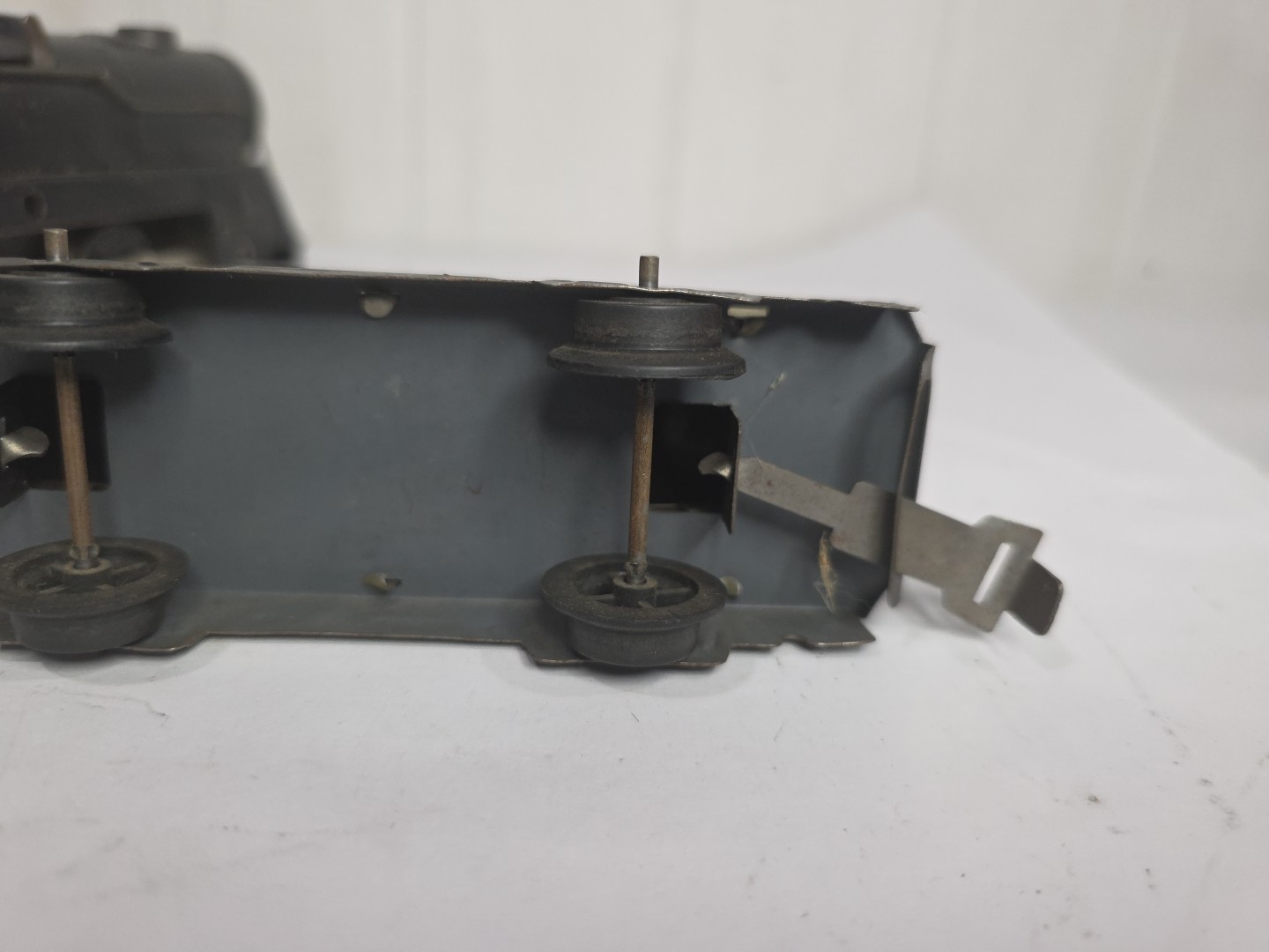 MARX Pre War O Gauge Pressed Steel Wind Up Locomotive *NO KEY* Tested Works Tank