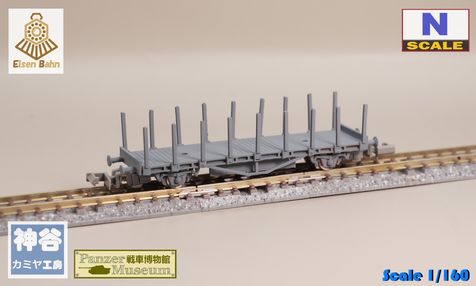 1/160 (N-scale) Polish No. 52 Piłsudczyk Train resin kit (motor not included)