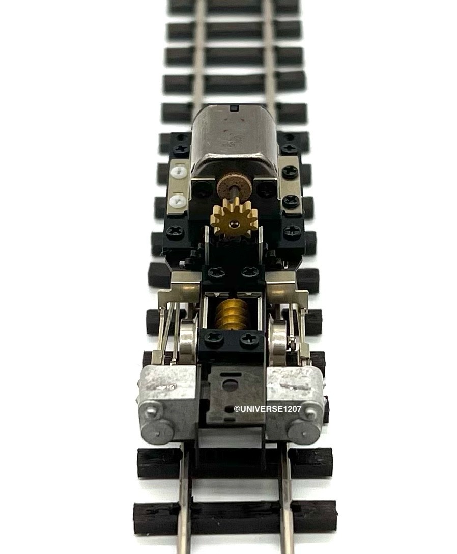 N/HOn30/HOe/009 Scale Aru 0-4-0 Steam Locomotive Power Drive Chassis 14mm/7mm