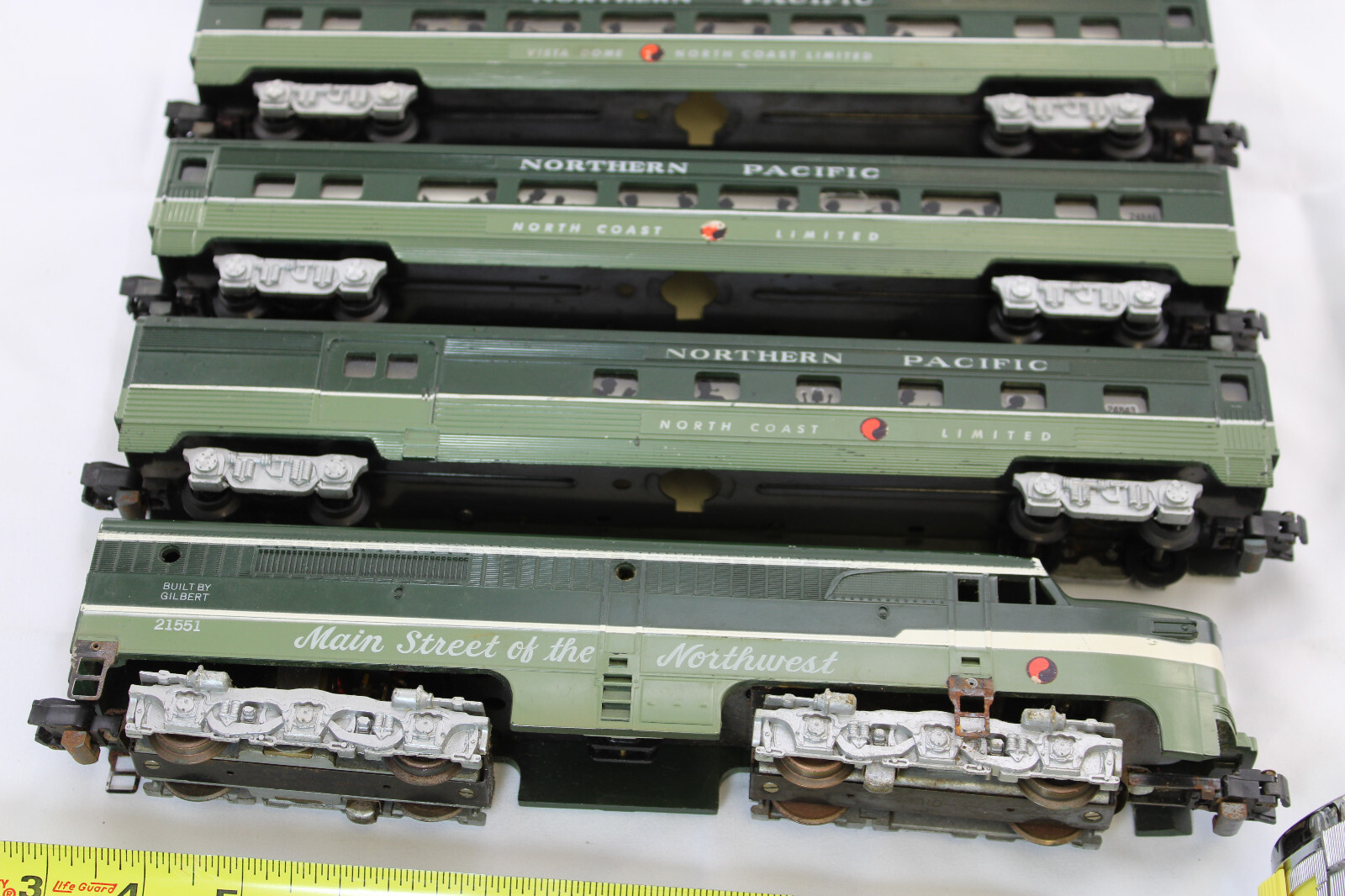 S-Gauge – American Flyer – Northern Pacific – 21551 1958 Set – 5 digit