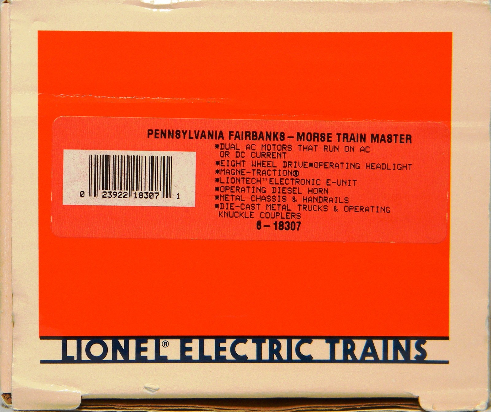 O Lionel 6-18307 FM Trainmaster H24-66 Pennsylvania RR #8699