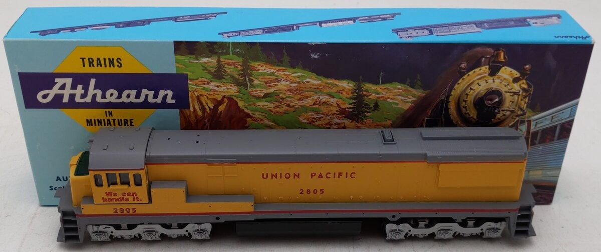 Athearn 3432 HO Scale Union Pacific U28C Dummy Diesel Locomotive #2802 EX/Box