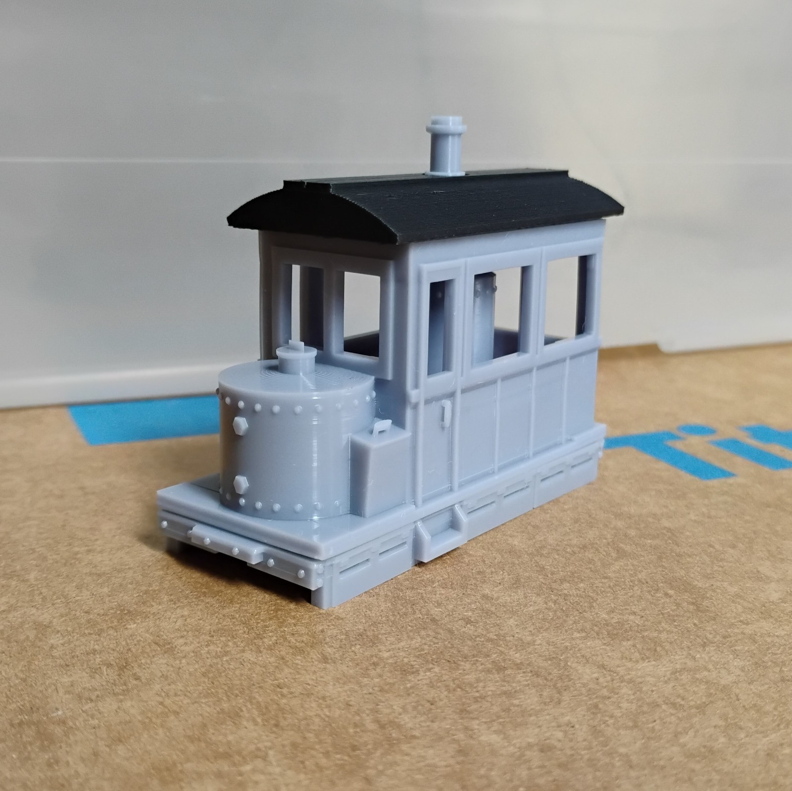 On18 CLASS A CLIMAX LOCO kit #1 for Kato 11-109/105 chassis. RESIN 3D Print.