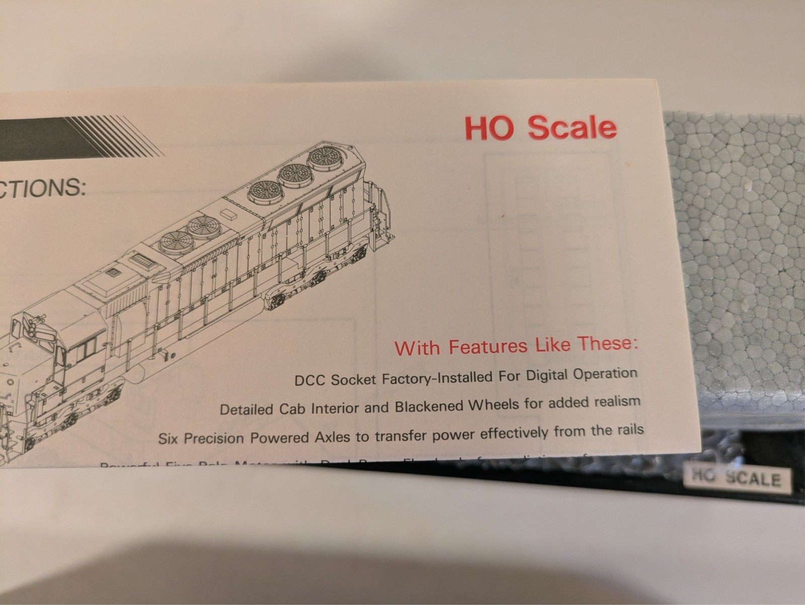 HO EMD SD45 Reading Lines – Bee Line Service DCC Ready NIB NOS # 37-1708