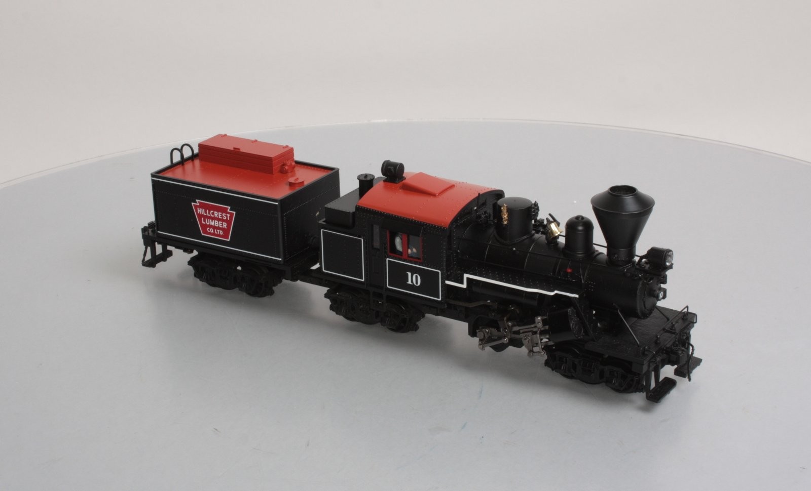 MTH 20-3039-1 O Gauge Hill Crest Lumber Co. Climax Logging Locomotive #10 w/PS2