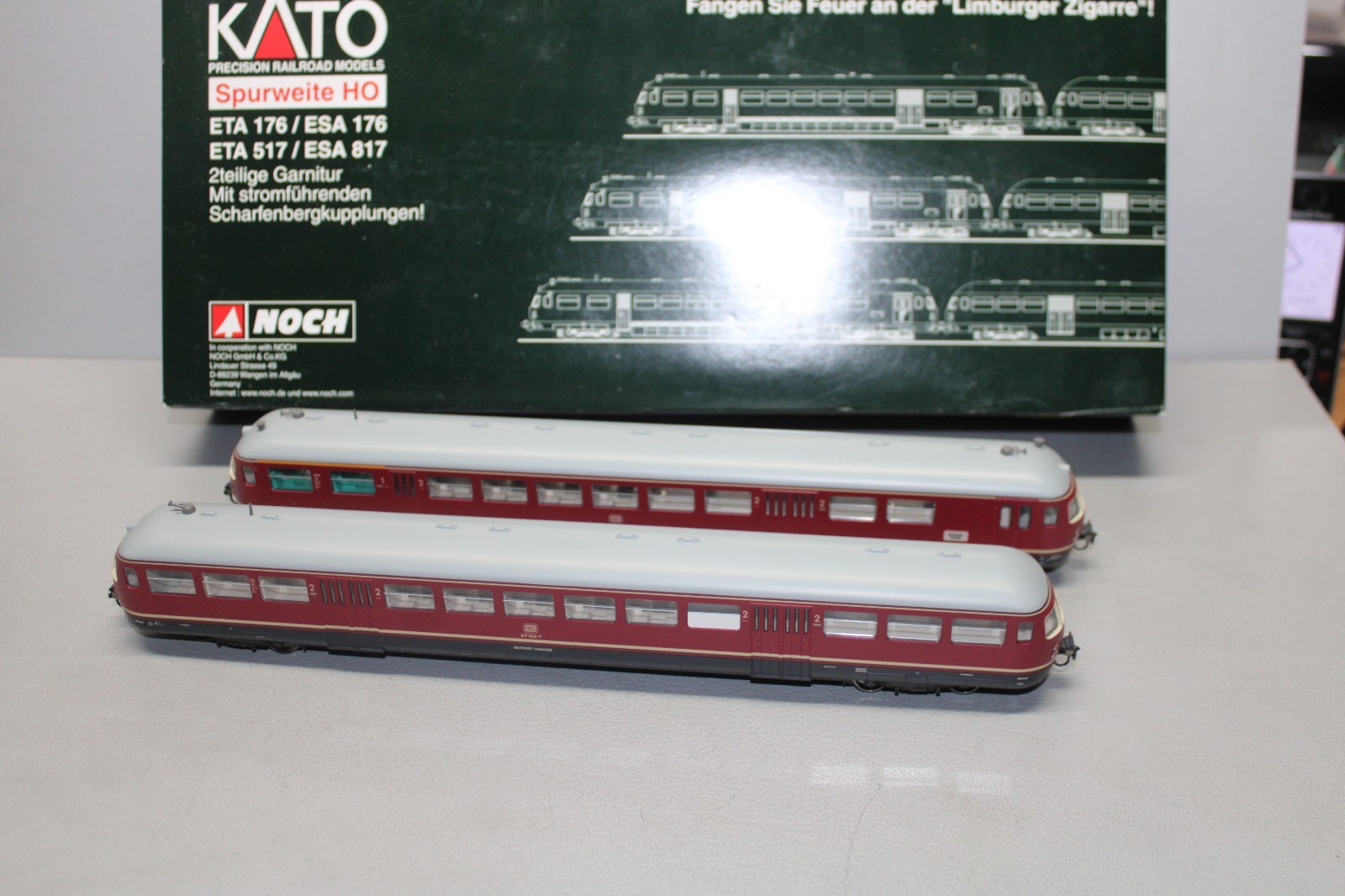 KATO 73327 Battery Railcar ETA 517/ES817 DB IV Track H0 OVP