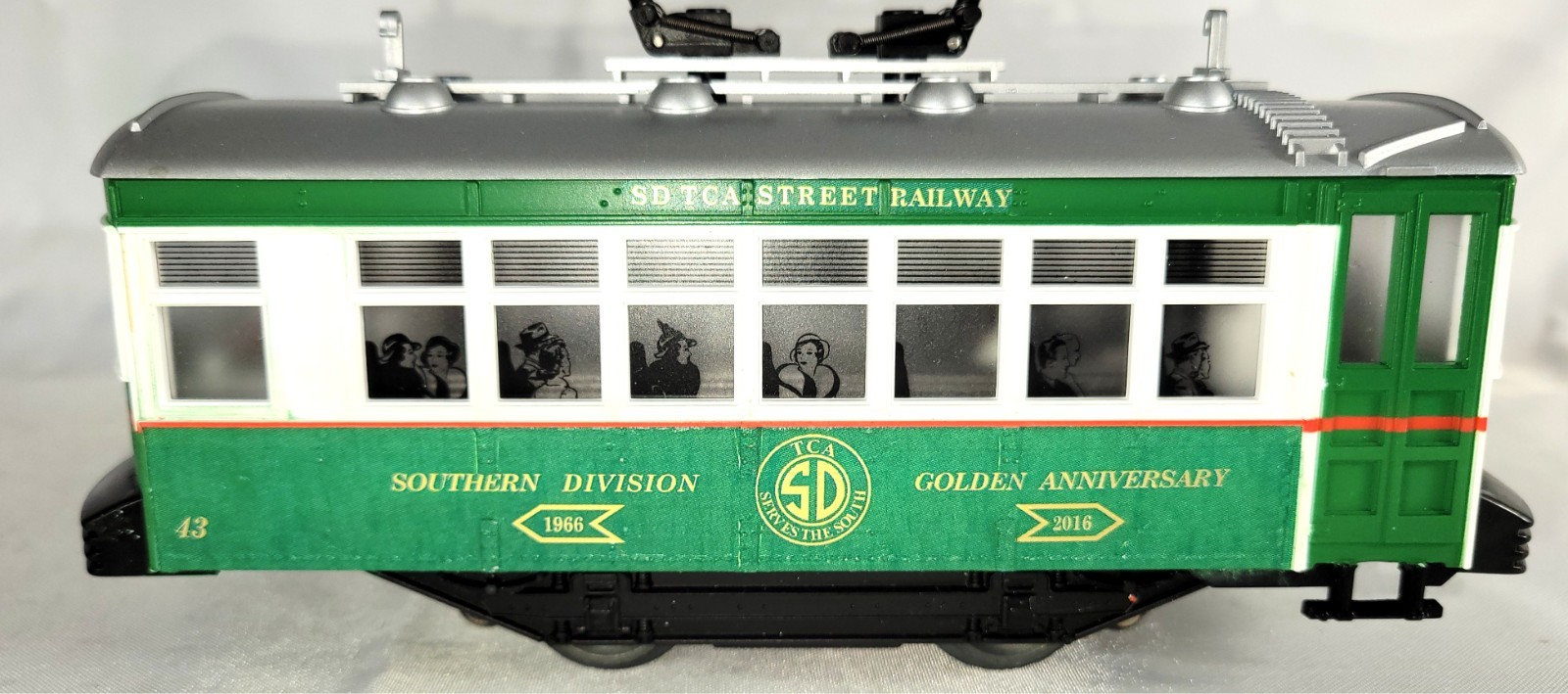 Lionel 2016 Southern Division TCA 50th Anniversary Trolley #43 Of Only 50 Made