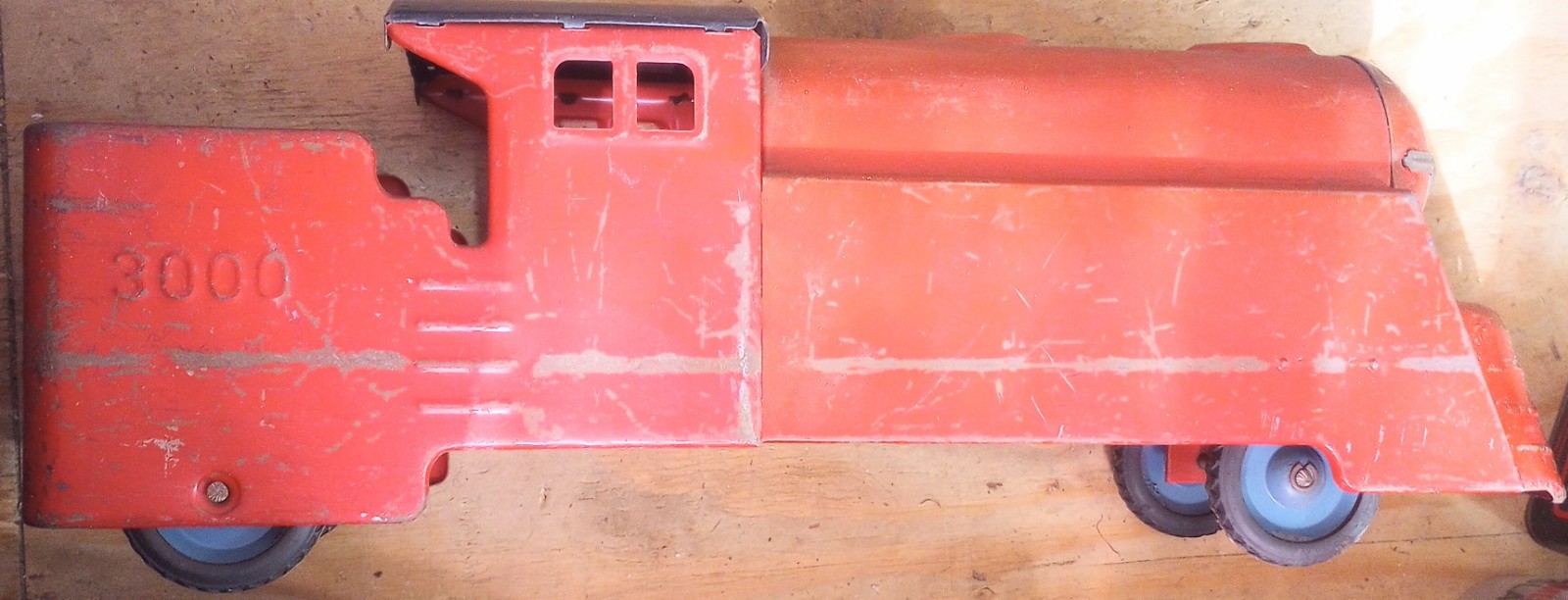 1940’s50’s Marx 3000 Streamliner Ride On Steel Train Original Condition