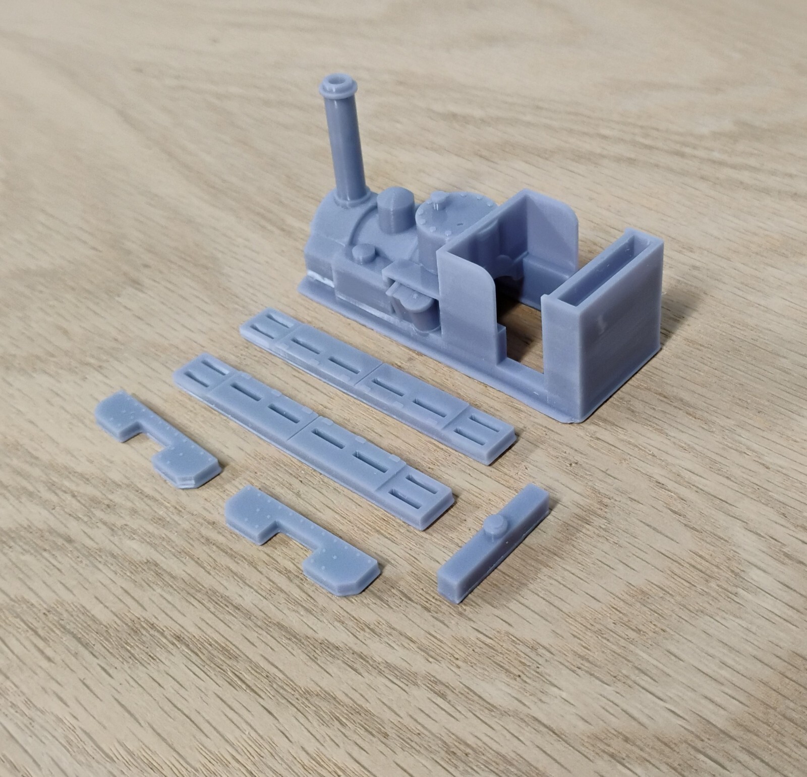 On18 T-BOILER HEISLER LOCO kit #3. For Kato 11-109/11-110 chassis. RESIN 3Dprint