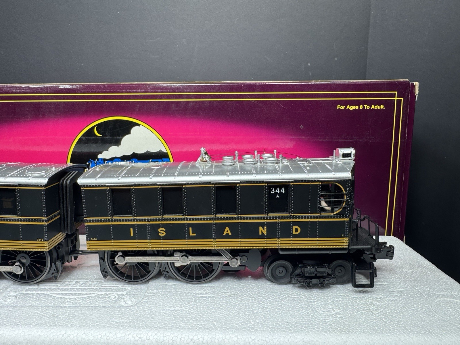 MTH 20-5534-1E Long Island DD-1 electric engine #344A #344B PS2 BCR EX