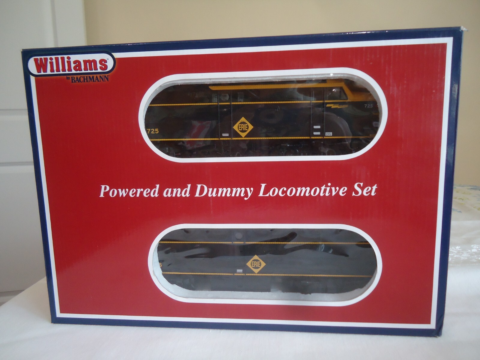 Williams by Bachmann O Scale Erie FA1/FB1 Poweredc & Dummy Diesel w/True Blast