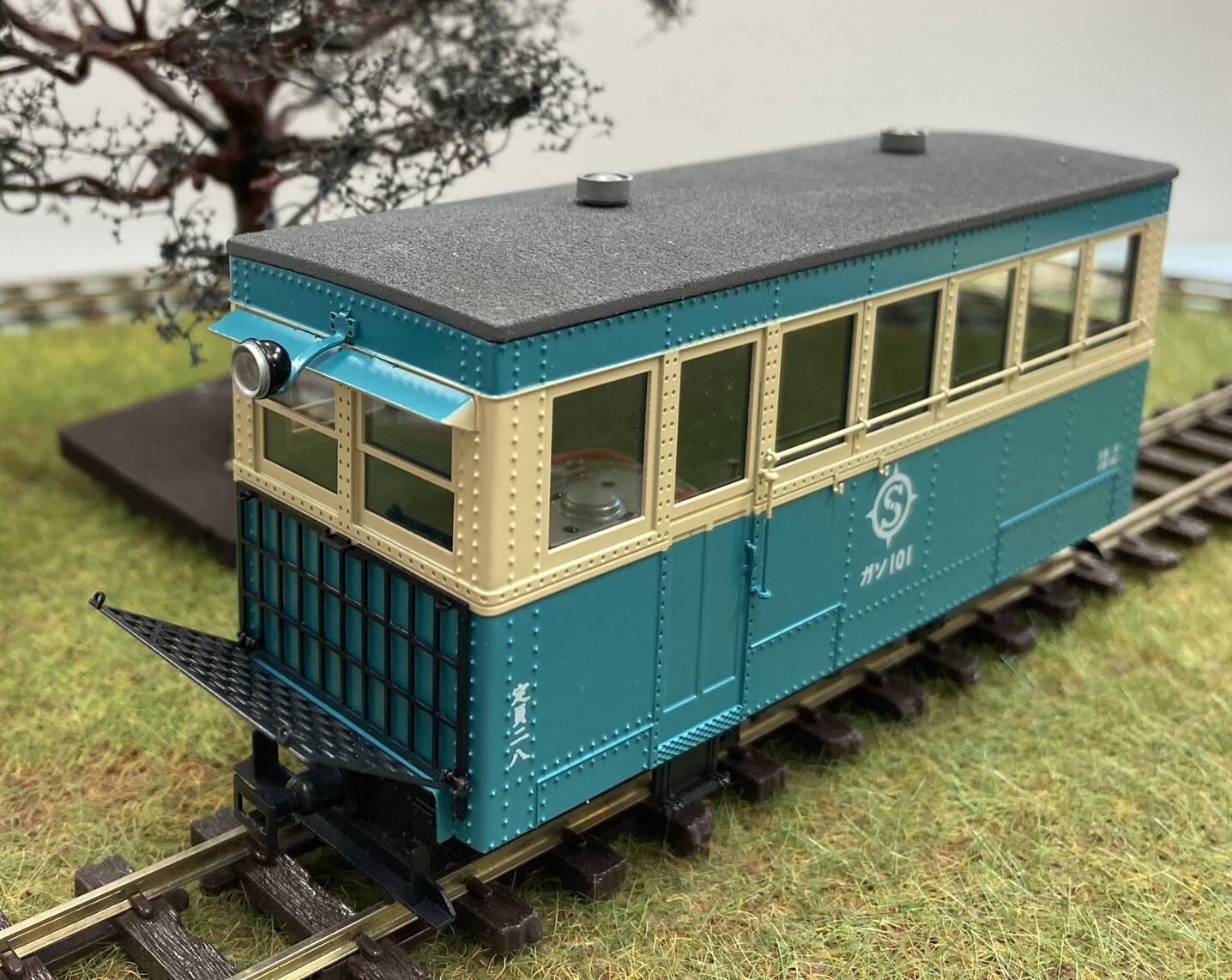 On30/Oe Scale Numajiri Gaso-101 Railcar RTR Brass Model 0e Narrow Gauge Railbus