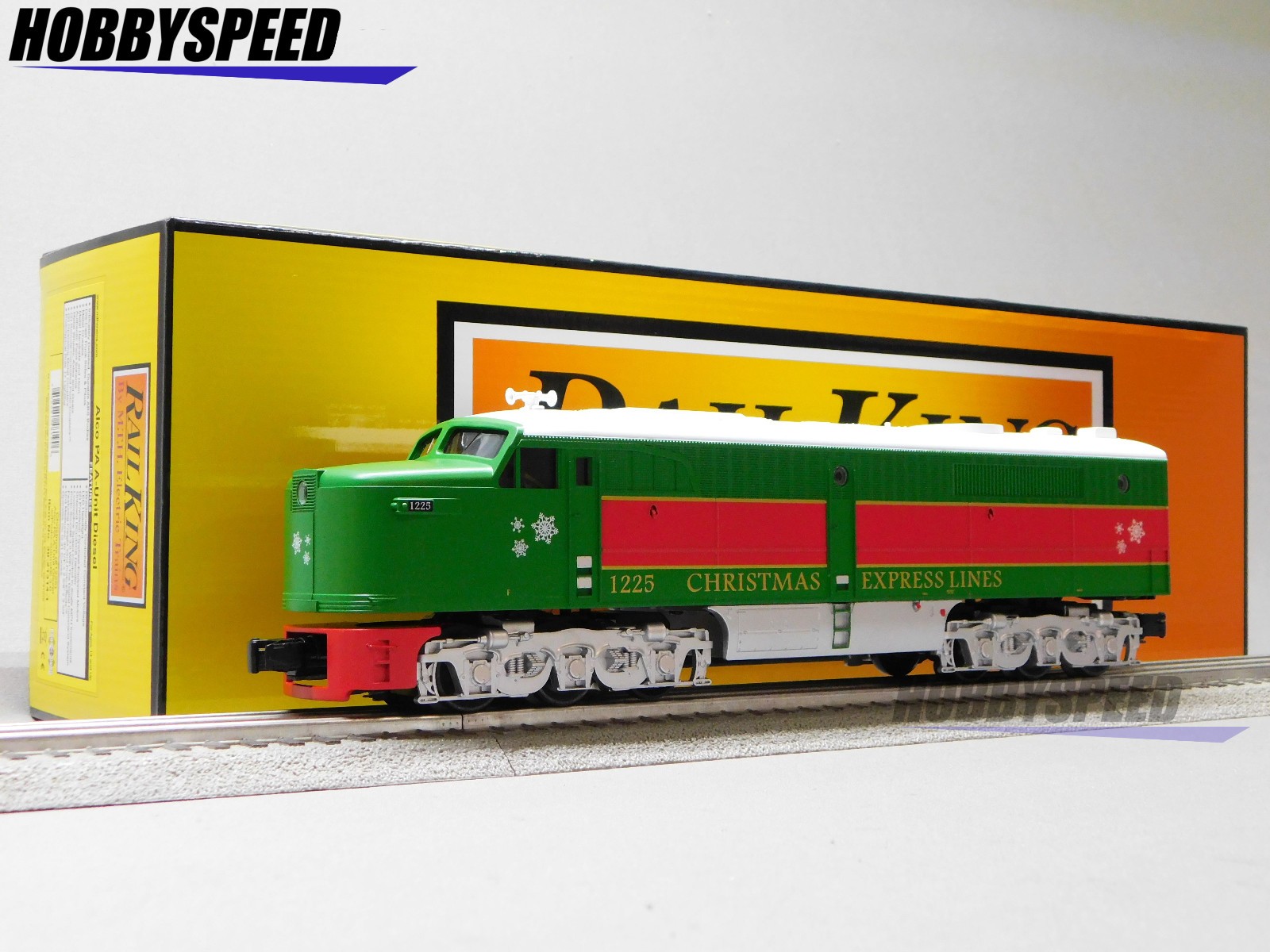 MTH RAILKING CHRISTMAS ALCO PA A-UNIT DIESEL ENGINE O GAUGE train 30-21314-1 NEW