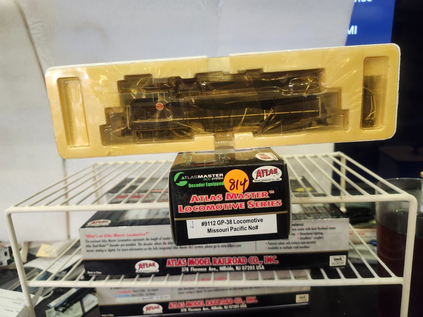 L814 (NEW) DCC ATLAS MISSOURI PACIFIC ACCU MATE,DIRECTIONAL LIGHTS,BLACKENED + $