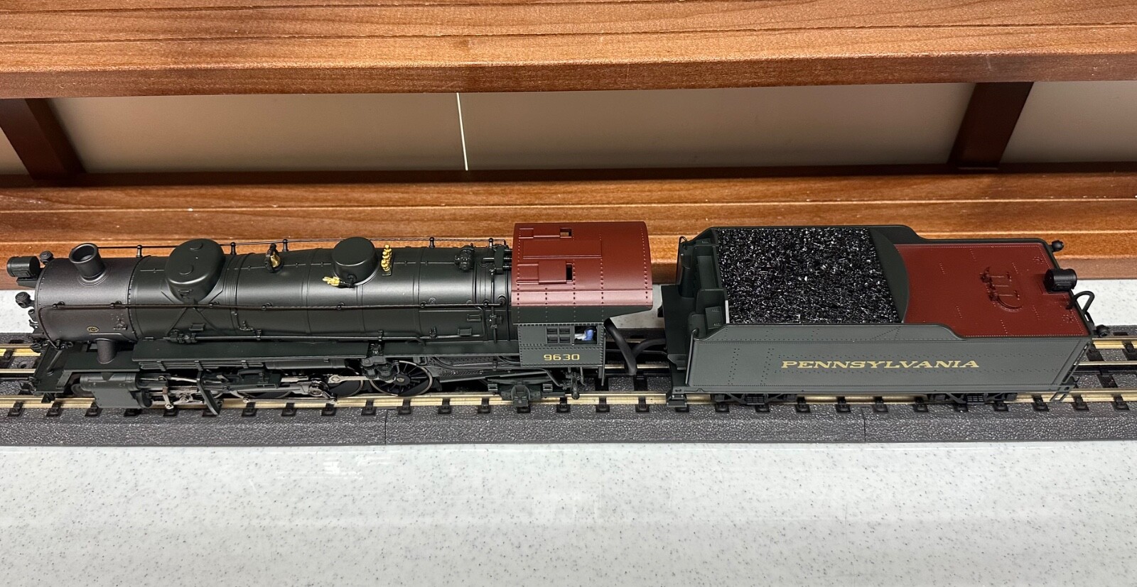K-line K3680-9630W PRR Mikado #9630 Steam Engine w/Tender O 3 Rail NIB