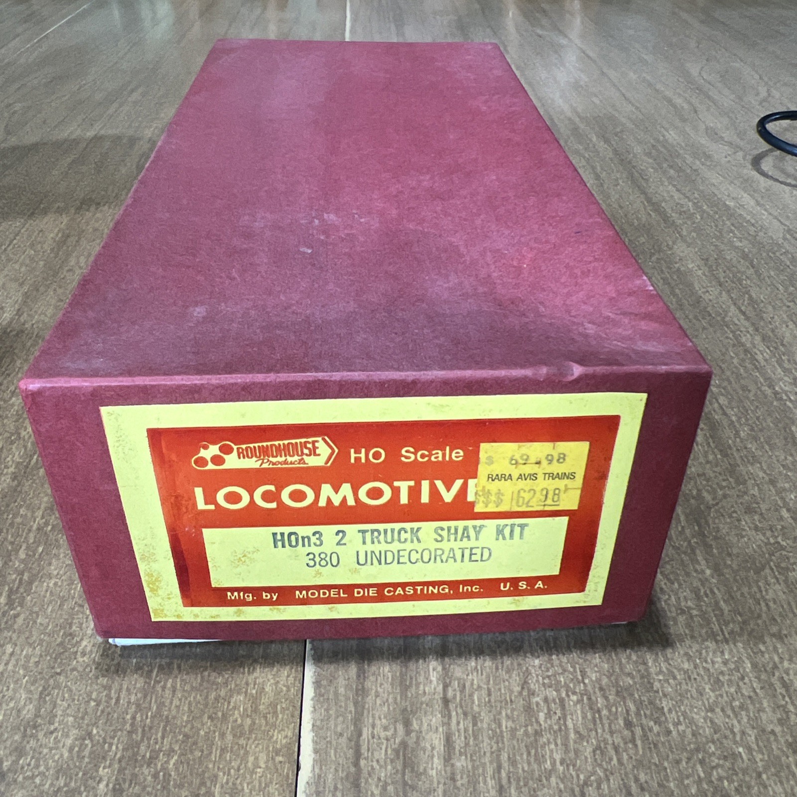 HO MDC ROUNDHOUSE 2 TRUCK SHAY LOCO KIT #380 Undecorated