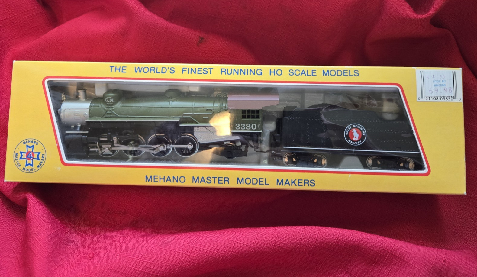 RSO Mehano Master Model Makers HO Great Northern #3380 4-6-2 Steam Engine DC