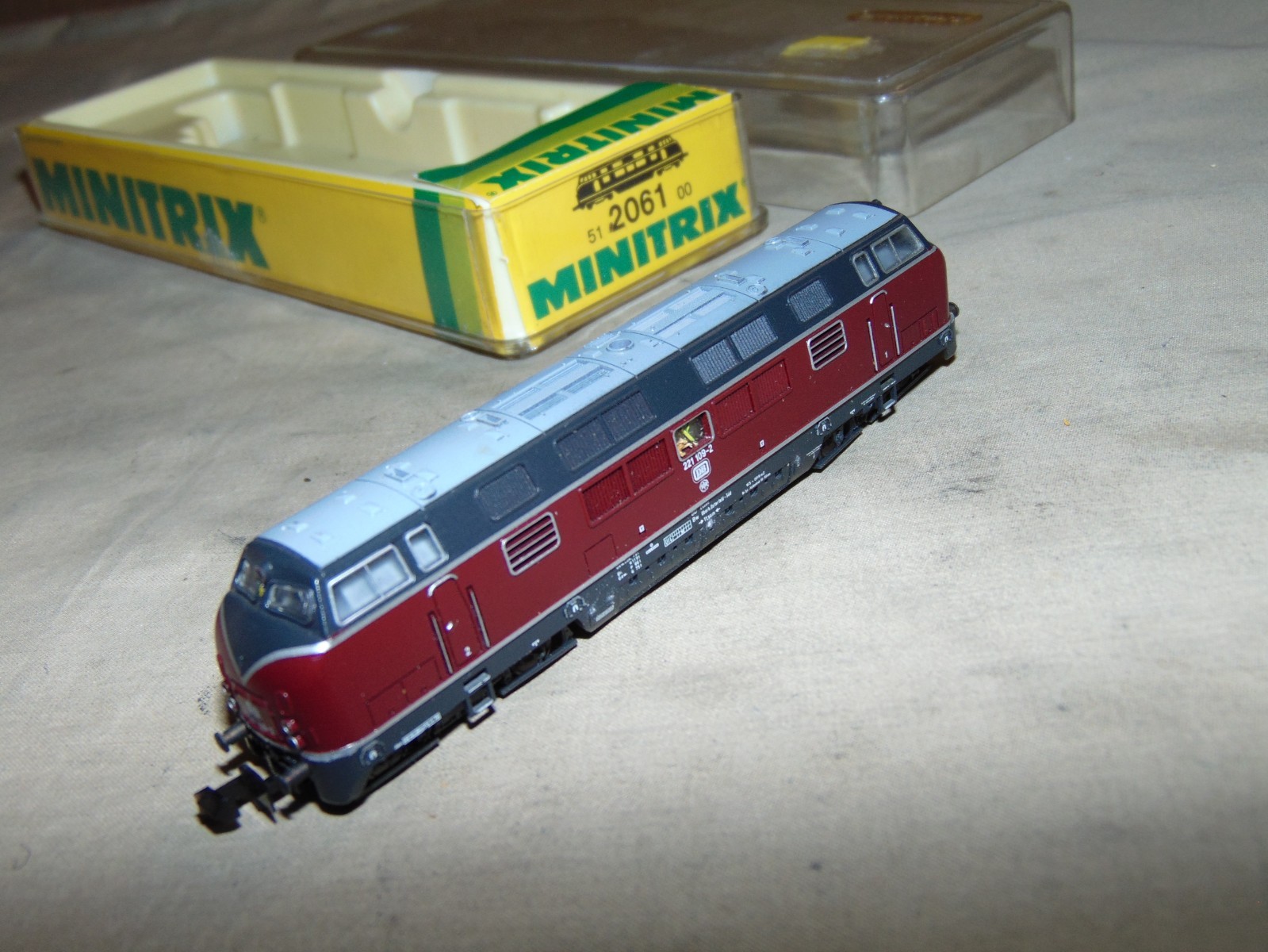 MINITRIX N GAUGE 2061 DB DIESEL + BOX
