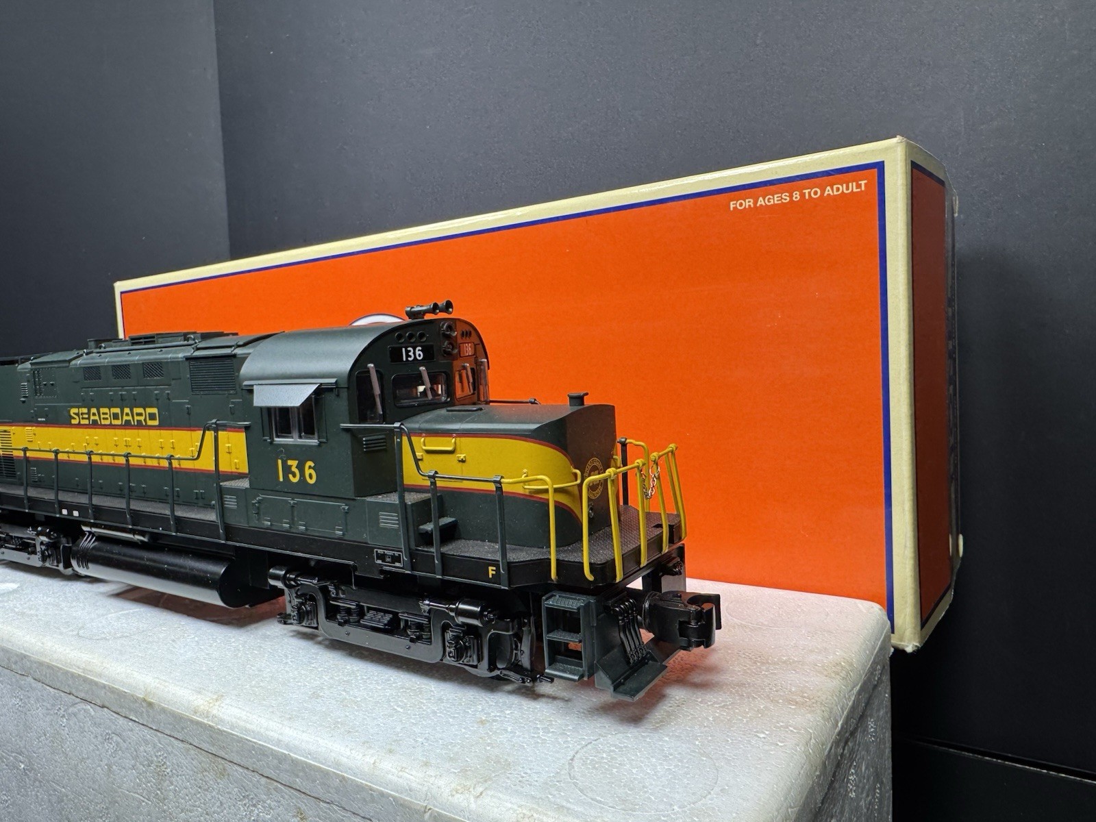 Lionel 6-28219 TMCC Seaboard Alco C-420 diesel engine #136 LNIB