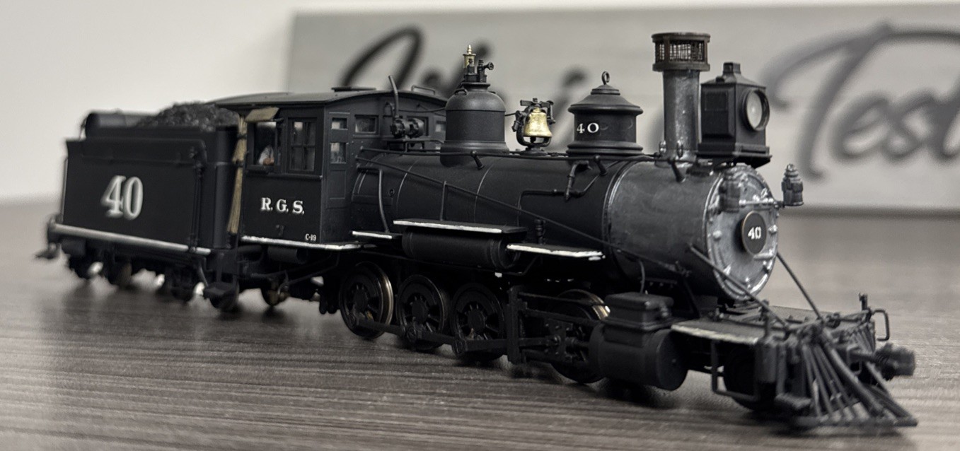 Pacific Fast Mail Sn3 Brass Consolidation Rio Grande Southern 2-8-0 C-19 #40