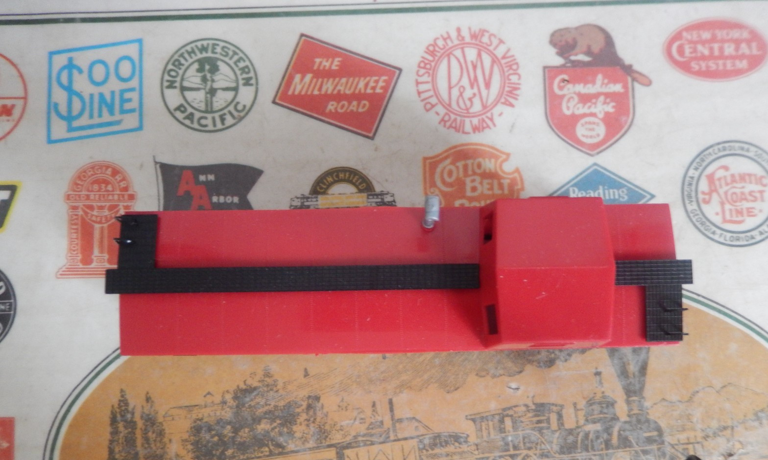 HO Scale Bachman ATSF Santa Fe Caboose#999628 has Knuckles ****NICE LQQK***