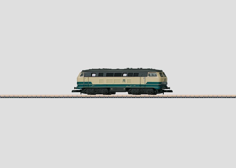 Marklin 88784 Diesel Loco BR 216 Ocean Blue 5-Pole Motor LEDs Z Scale Z Gauge