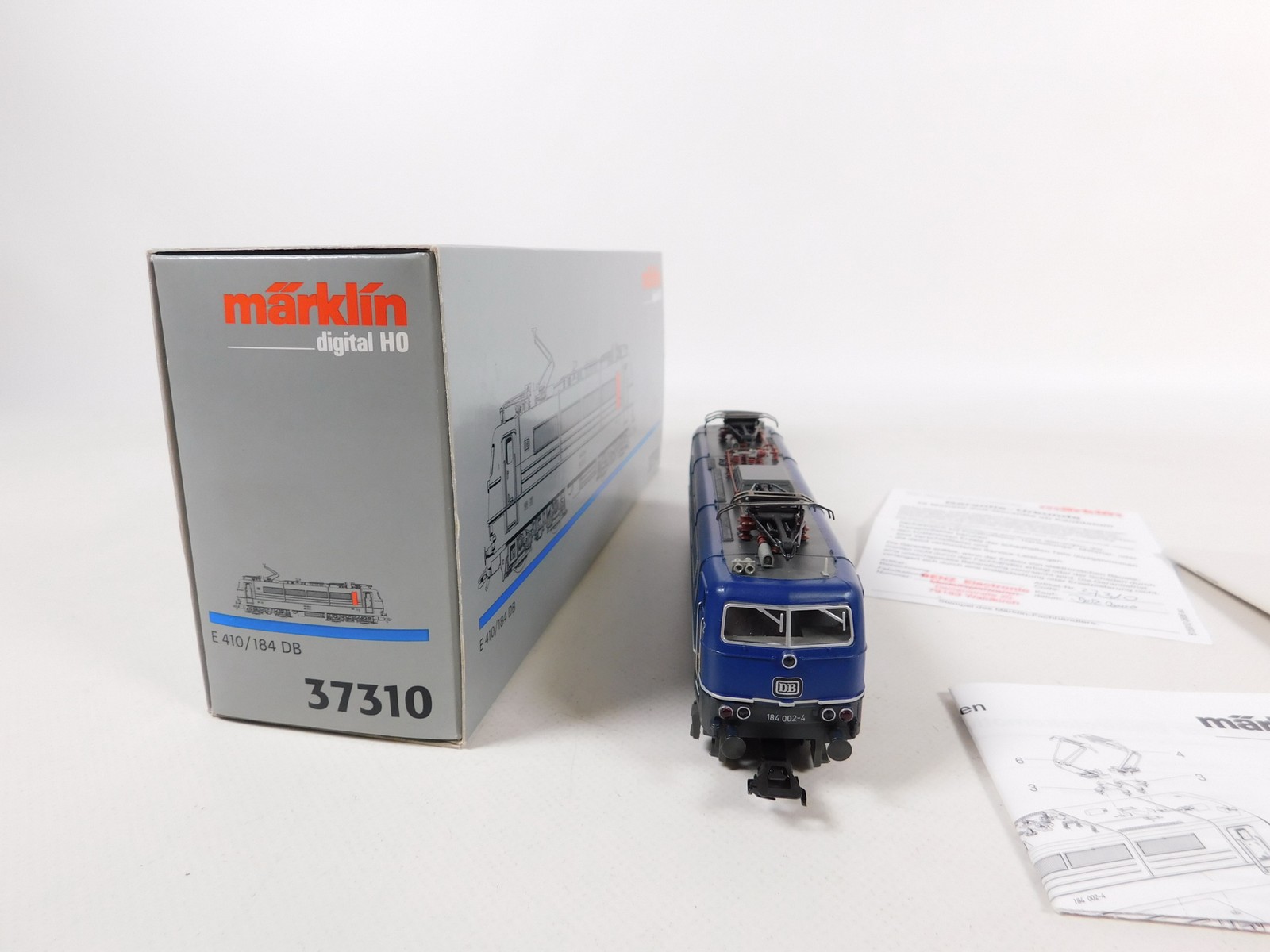 Märklin H0 Digital E-Lok 184 002-4 DB NEM KK TOP+OVP 37310
