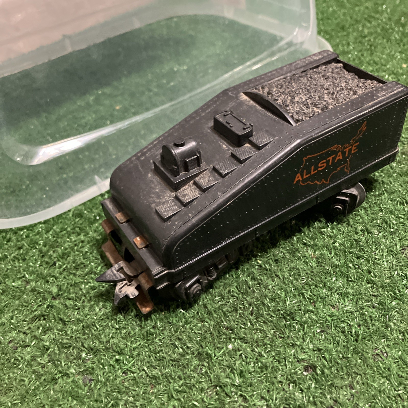 Marx Train 1666 Locomotive Engine ALLSTATE WEDGE TENDER tested works O Gauge O27